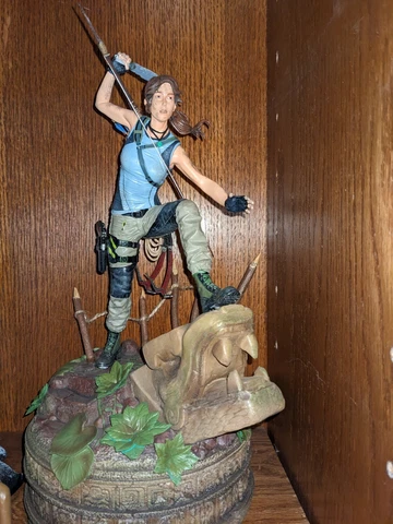 Rare Shadow of The Tomb Raider Ultimate Edition Lara Croft Tombs Statue  Figure Cover