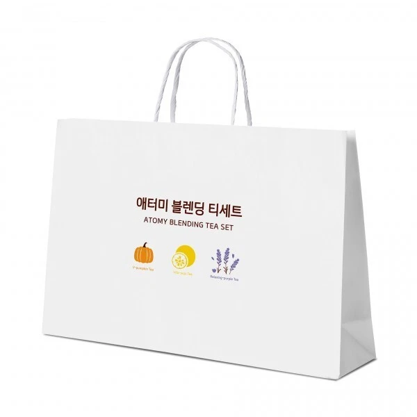 10 Bolsas Atomy Mezcla Té Bolsa de Compras 220mm x 85mm x 300mm Papel Calidad NUEVO Foto 1 de 1