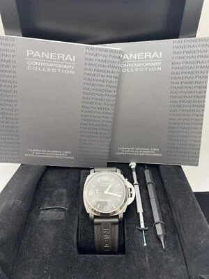 Panerai Luminor 1950 Marina 44mm 3 Days Black Dial PAM00312 Box Papers - Image 1 of 4