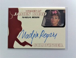 James Bond Archives 2014 WA50 Nadja Regin as Bonita WOB Autograph Card