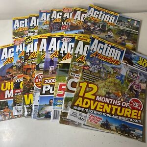 15 Lot Action + Adventure Magazines Camping Fishing 4WD Boating Holidays