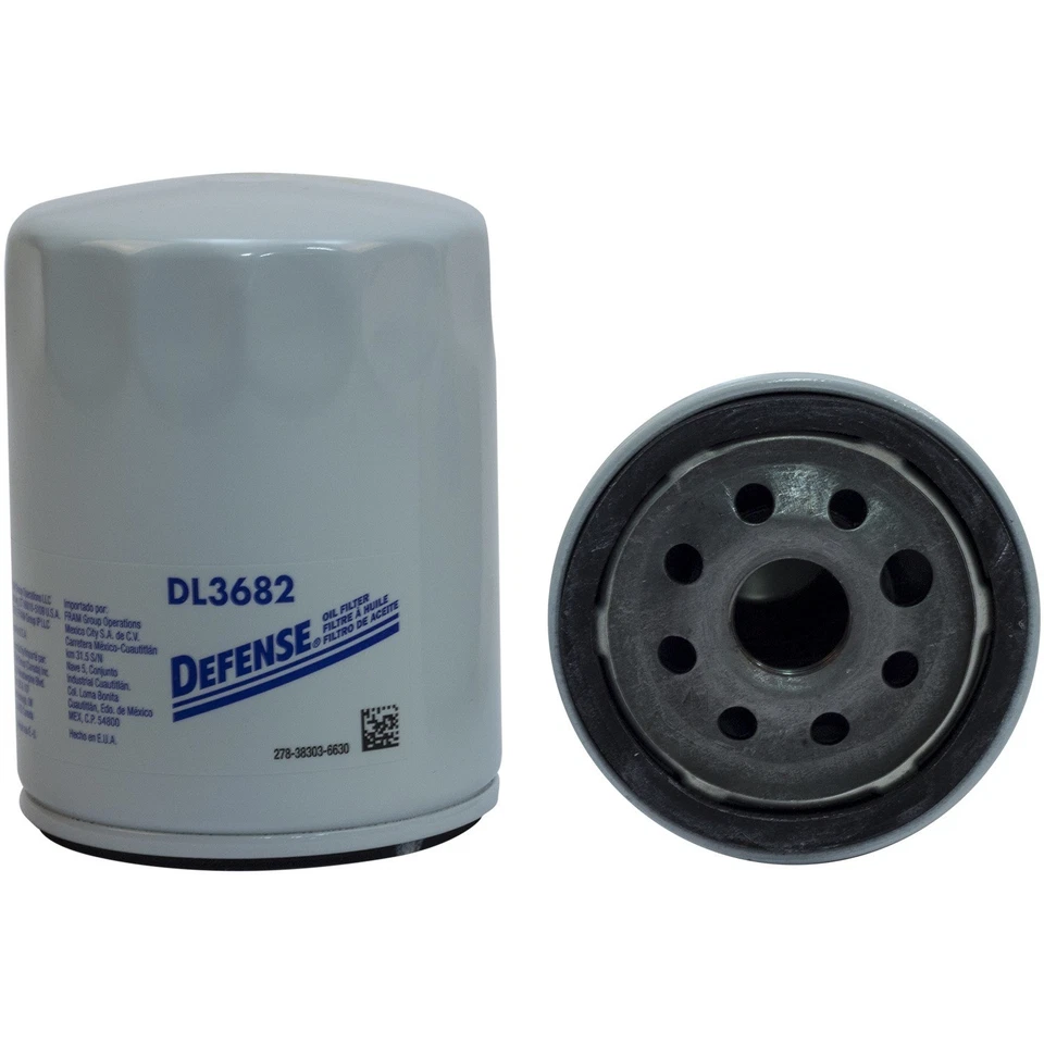 Defense DL3682 Engine Oil Filter - Spin-On Full Flow Fits Nissan Volkswagen - Image 1 of 1