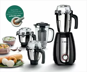 Molinilla batidora doméstica Bosch TrueMixx Pro MGM8842MIN 1000 W (negra, acero, 4 frascos) - Imagen 1 de 1