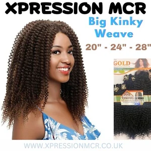 Elegante tejido de cabello grande rizado resistente al calor 20" - 24" - 28" pulgadas vendedor del Reino Unido - Imagen 1 de 6