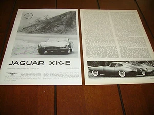 1961 JAGUAR XKE ***ORIGINAL VINTAGE ARTICLE / ROAD TEST*** - Picture 1 of 2