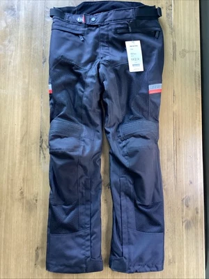 Rev It! Tornado 3 Motorcycle Motorbike Waterproof Textile Trousers Black Lrg Reg - Image 1 of 4