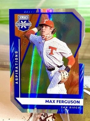 2021 Elite Extra Edition Baseball - Max Ferguson RC Die-Cut /98,Padres - Image 1 of 2