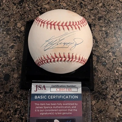 Ken Griffey Jr HOF Cincinnati Reds Signed Autographed ROALB Goldin COA - Image 1 of 4