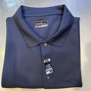 Grand Slam Performance Polo Golf Gr. 4XLT Big & Tall Herren Ombré Blau L/S Neu mit Etikett - Bild 1 von 3