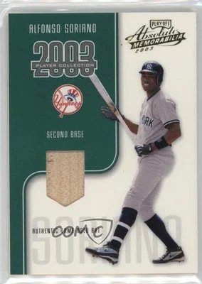 Playoff Absolute Memorabilia Player Collection 2003 oro/25 Alfonso Soriano Foto 1 de 2