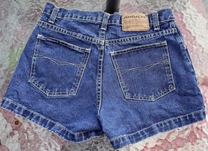 Vintage Jordache High Rise Denim Shorts Women’s  9/10 Blue 100% Cotton Y2K 90s - Picture 1 of 10