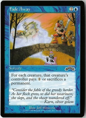 Fade Away 34 Common Exodus NM MTG - Image 1 of 2
