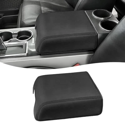 Center Console Armrest Cover for Ford F150 2004-2014, PU Leather, Anti-Scratch Foto 1 de 4