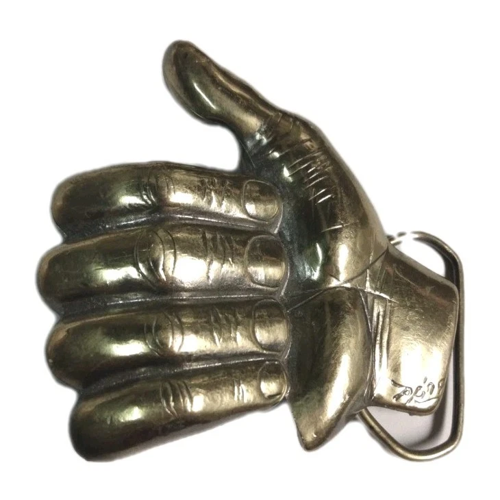 老式 BELT BUCKLE LTD ED 1979 拇指骑手牛仔批准 Emoji GABC #246 — 第 1/4 张图片