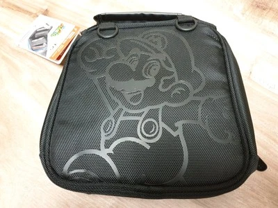 Bandolera 3DS Super Mario Negra Sobre Negra Universal Transporter Nintendo 3DS Foto 1 de 4