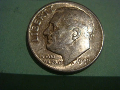 Nicer 1948 D Roosevelt Dime Semi Key Date Silver  AU - Image 1 of 2