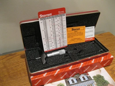 MICRÓMETRO DE PROFUNDIDAD STARRETT 440Z-3RL 0-3" HERRAMIENTAS DE MAQUINISTA Foto 1 de 4