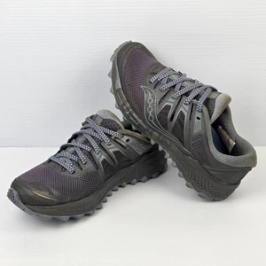 Saucony Mujer Peregrine ISO Trail Running Zapatos Tenis Gris EE. UU. 7 UK 5 - Imagen 1 de 10
