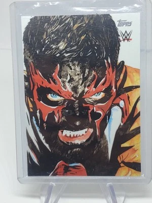 2019 Topps WWE Undisputed Rob Schamberger Artwork FINN BALOR  #RS-1 - Image 1 of 3
