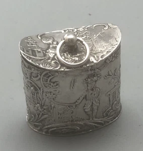 Edwardian Silver Box Maurice Freeman Chester 1907 ELZX - Picture 1 of 3