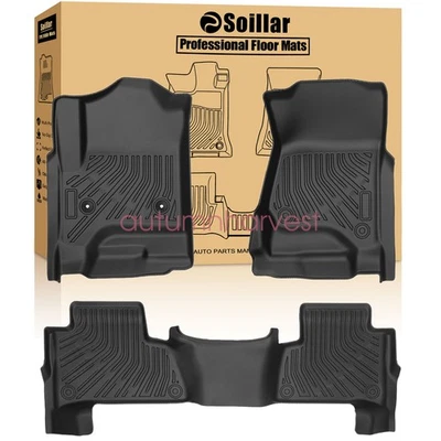 3D Floor Mats For 2015-2020 Cadillac Escalade 2 Row Floor Liners TPE All Weather - Изображение 1 из 4