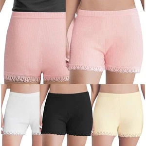 Kinder Mädchen Höschen Ribbed Shorts Tanzen Unterwäsche Atmungsfähig Täglich - Picture 1 of 43