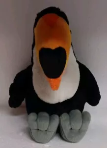 Webkinz Toco Toucan Plush Stuffed Animal HM223 Ganz Black No Code 8" - Picture 1 of 4