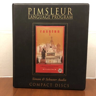 Simon & Schuster's PIMSLEUR Language Russian 1 (3rd Edit) 16 CD Lesson Minus 1CD - Image 1 of 4