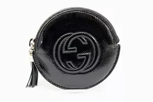 Gucci Münzetui schwarz Leder GG ineinandergreifend 068 0337 - Bild 1 von 5