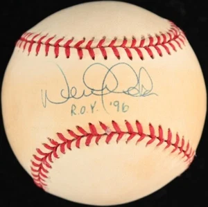 Derek Jeter Signed Official AL Baseball NY Yankees ROY 96 Autograph PSA LOA HOF - Picture 1 of 13