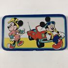 Mickey And Minnie Mouse Tin Pencil Box, The Tin Box Co. Of America - Vintage