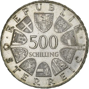 [#1212353] Austria, 500 Schilling, 1980, Silver, MS, KM:2949 - Picture 1 of 2