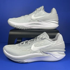 NIKE Air Zoom GT CUT 2 TB Basketball Shoes Men's Size 8.5 Wolf Grey White - Picture 1 of 10