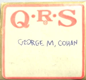 GEORGE M. COHAN FAVORITES MEDLEY VINTAGE QRS WORD ROLL PLAYER PIANO MUSIC ROLL - Picture 1 of 3
