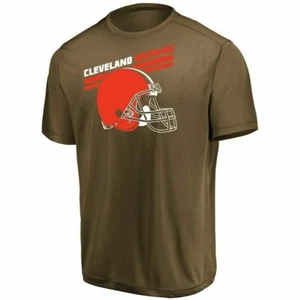 Cleveland Browns Pro Grade Brown Tee Shirt Mens Size S New NWT - Picture 1 of 1
