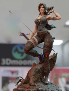 1/8 23cm Lara Croft 3D Print Figure Model Kit Unpainted Unassembled Garage Kits - Picture 1 of 6