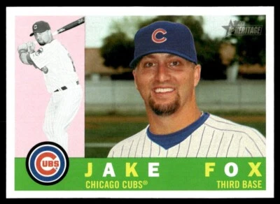 2009 Topps Heritage Jake Fox Chicago Cubs #588 - Image 1 of 2