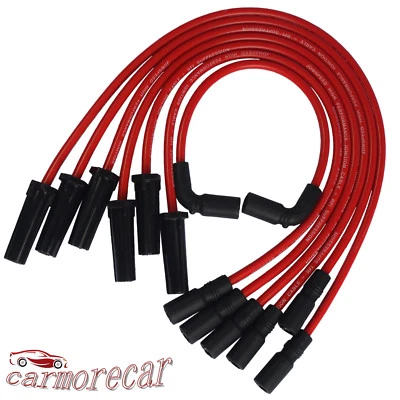 New SPARK PLUG WIRES SILICONE FOR 1999-2007 SILVERADO 1500 SIERRA 1500 4.3L - Image 1 of 4