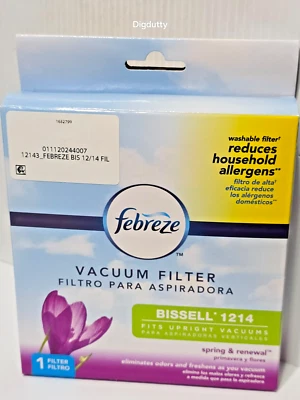 Filtro de vacío vertical lavable Febreze BISSELL Style 1214, resorte y renovación -NUEVO Foto 1 de 3