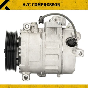 Compresor de aire acondicionado 158357 para 06-13 BMW 325i 328i 330i 528i 525i 530i M3 M5 M6 - Imagen 1 de 11
