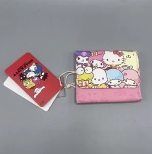 Loungefly Hello Kitty And Friends Pink Mini Flap Wallet- NWT - Picture 1 of 3