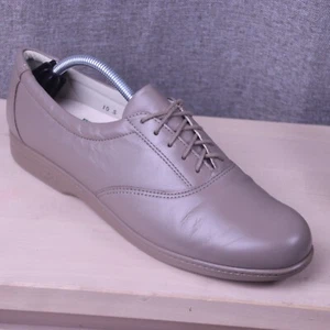 SAS Shoes Womens 10S Tripad Tan Leather Walking Sneakers Non Slip Comfort - Picture 1 of 14
