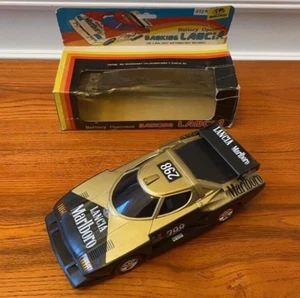 Battery Racer Vintage Banking Marlboro Lancia Stratos WRC Rally Car Box Race Car - Picture 1 of 8