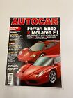AUTOCAR magazine 25/11/2003  Mercedes SLR McLaren - Ferrari Enzo - Nissan 350Z