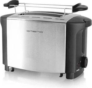 Edelstahl-Toaster Emerio TO-108275.1 mit Brötchen-Aufsatz 800 Watt - Bild 1 von 3