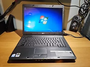 14" Acer Extensa 5620Z Pentium 1.6GHz 2GB 160GB Windows 7 Vintage Retro Laptop - Picture 1 of 5