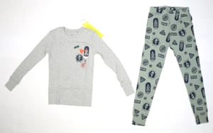 Gap Kids 100% Organic Cotton Space Fitted Pajama Set Long Sleeve Youth Boys 10 - Picture 1 of 9