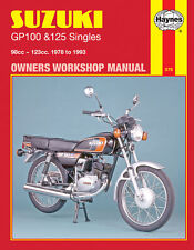Suzuki GP100 & 125 Singles (78 - 93) Haynes Repair Manual