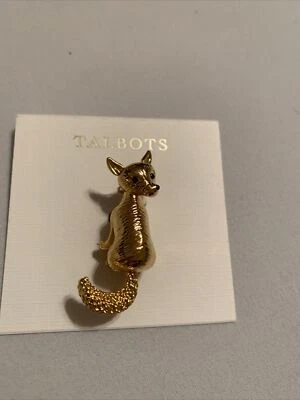 $49,50 TALBOTS Fox. Broche tono dorado 1,5” JST56 Foto 1 de 3