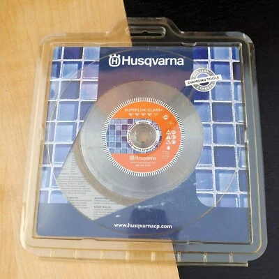 Hoja de sierra de diamante de 6 pulgadas azulejo de vidrio hormigón ladrillo granito Husqvarna Superlok+ Foto 1 de 4